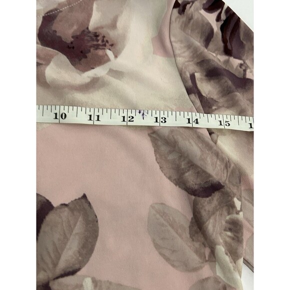Ellen Tracy Floral Print Scoop Neck 3/4 Sleeve Blouse Top Size S Fairycore - Picture 6 of 8